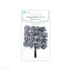 Kwiaty papierowe 2cm.16szt.róże CEKP-021