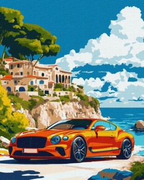 Malowania po numerach - Wspaniały krajobraz 40x50