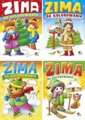 "ZIMA"do kolorowania (20 szt w paczce - mix wzorów)