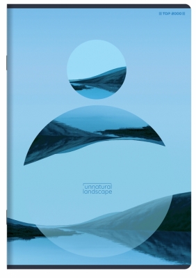 Zeszyt Top 2000 Unnatural Landscape A5/60k kratka z marginesem, 1 szt