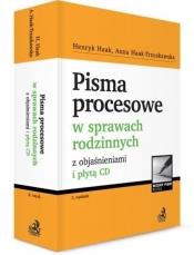 Pisma procesowe w sprawach rodzinnych z objaśnieniami i płytą CD