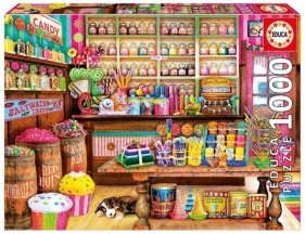 Puzzle 1000 elementów, Candy Shop (17104)