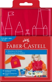 Fartuszek do malowania dla dzieci - czerwony (201204)