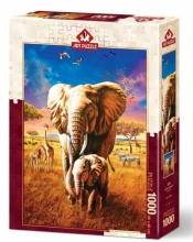 Artpuzzle, Puzzle 1000: Afryka, Rodzina słoni (5204)