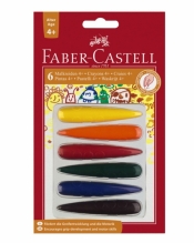 Kredki świecowe 6 kolorów Faber-Castell (120404)