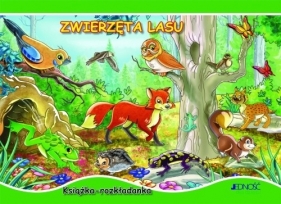 Zwierzęta lasu Książka rozkładanka - Opracowanie zbiorowe