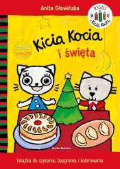 Kicia Kocia i święta. Kolorowanka (OUTLET - USZKODZENIE) - Anita Głowińska