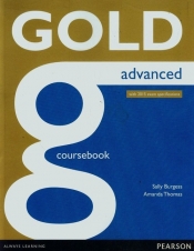 Gold Advanced Coursebook with 2015 exam specifications - Thomas Amanda, Burgess Sally