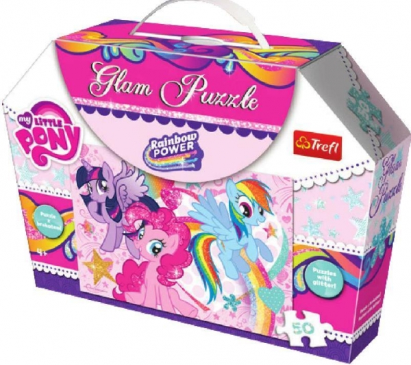 Puzzle Glam Kucyki Pony 50 elementów (14804)