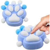 Gniotek Kocia łapka antystresowa Squishy niebieska