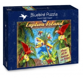 Bluebird Puzzle 1500: Parrot Palm Clipper (70104)