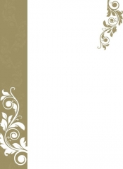 Dyplomy okolicznościowe Ornament złoty