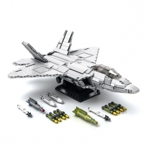 Klocki REOBRIX 33020 Samolot myśliwski F-22 Fighter Raptor (1729 elementów)