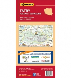 Tatry Polskie i Słowackie, 1:50 000 - mapa turystyczna (1568-2020) - praca zbiorowa