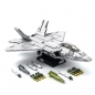 Klocki REOBRIX 33020 Samolot myśliwski F-22 Fighter Raptor (1729 elementów)