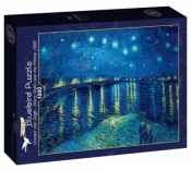 Puzzle 1000 Gwiaździsta noc nad Ronem, Van Gogh