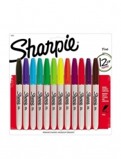 Markery Sharpie Fine kpl 12-kol. (SHP-2065404)