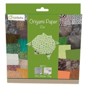 Papier origami Zoo