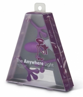 Anywhere Light - lampka do książki - fioletowa