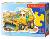 Puzzle konturowe A Smiling Digger 15 elementów (015047)