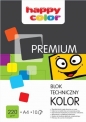 Blok techniczny A4, 220g/m2 - kolorowy (HA 3722 2030-09)