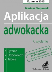 Aplikacja adwokacka Pytania odpowiedzi tabele - <br />
