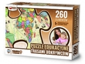 Puzzle Edukacyjne trasami odkrywców