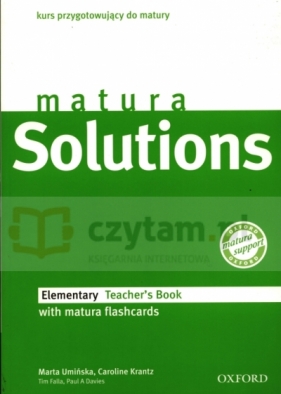 Matura Solutions Elementary TB - Tim Falla, Paul A Davies