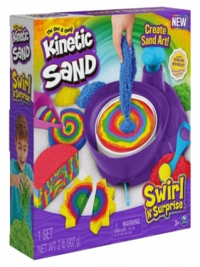 Kinetic Sand - Zakręcone kolory (Uszkodzone opakowanie)