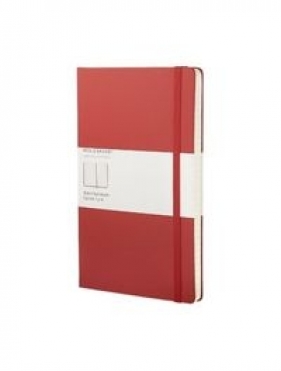 Notes L Moleskine Classic w linie czerwony