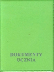 Okładka na dokumenty ucznia pionowa zielona