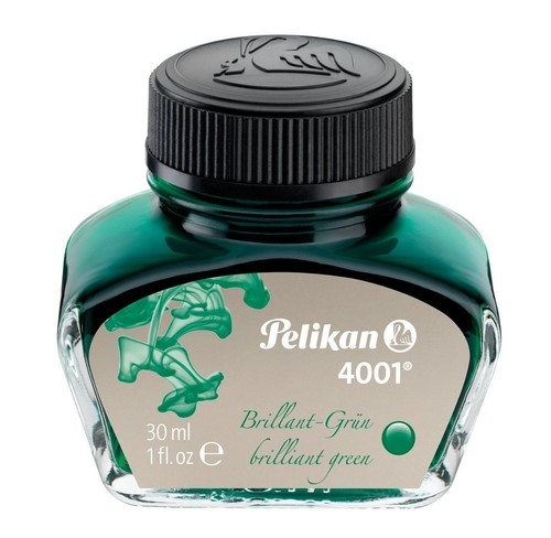 Atrament Pelikan 4001 brylantowo-zielony 30 ml