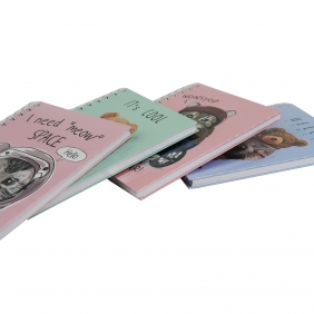 Kołonotatnik A5, 100 kartek - Modern Animals, 1 szt.