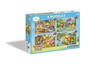Puzzle KubućPuchatek 2x20 + 2x60 (07604)