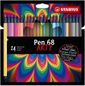 Flamastry Pen 68 Arty etui - 24 kolory