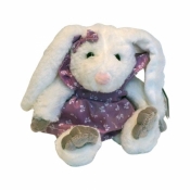 Maskotka Króliczka Ewelinka biała 18 cm (4963a)