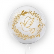 Tuban, balon 45 cm - Gołąb, złoty (TU 3704)