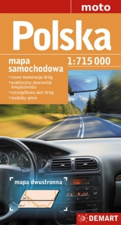 Polska 1:715 000 mapa samochodowa - Kevin Prenger