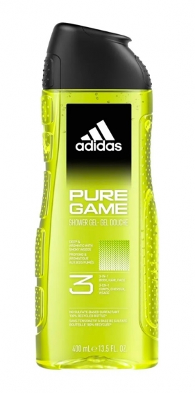 Żel pod prysznic męski 400ml - Adidas Pure Game 3w1