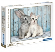 Puzzle High Quality Collection 500: Kotek i Królik (35004)