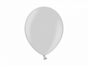 Balon gumowy Partydeco Metalic srebrny 30 cm (14M-061)
