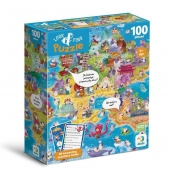 Puzzle - Look & Find - Świat pingwinów, 100 el.