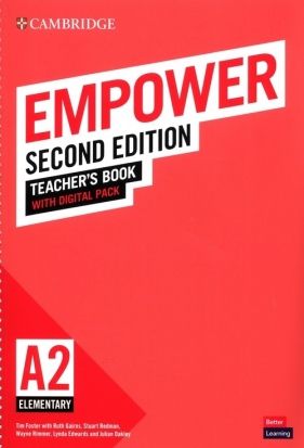 Empower Elementary A2 Teacher's Book with Digital Pack - Tim Foster, Ruth Gairns, Stuart Redman, Wayne Rimmer, Julian Oakley, Edwards Lynda