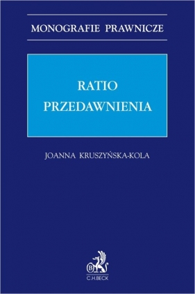 Ratio przedawnienia - Joanna Kruszyńska-Kola