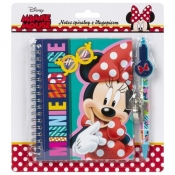 Notes spiralny z długopisem Minnie 23 (NSDMM23)