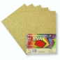Pianka brokatowa A4 Eva złota biodegradowalna 5szt