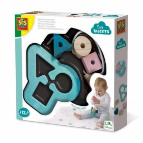 Zabawka sensoryczna nawlekanka kształty