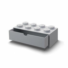 LEGO, Szufladka na biurko klocek Brick 8 - Szara (40211740)