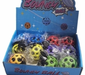 Piłeczka na gumce z rzepem MIX