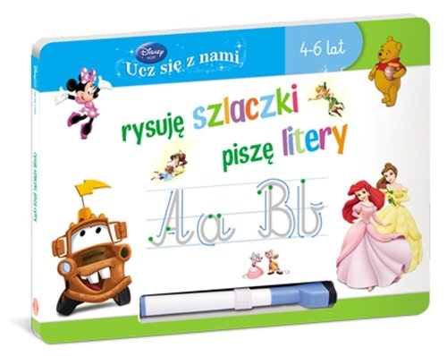 Disney Ucz się z nami Rysuję szlaczki piszę litery